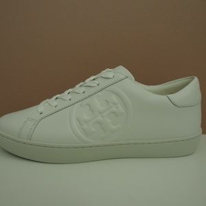 Tory Burch T Logo Sneaker Snow White Size 8.5